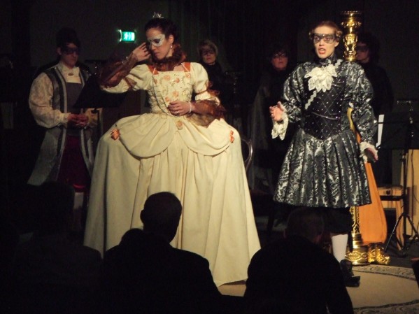 Rebecca Haar und K. Walter als Esther und Assuerus Rebecca Haar und K. Walter als Esther und Assuerus